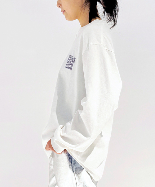 AP STUDIO（エーピーストゥディオ）の「Print Longsleeve T-sh（Tシャツ/カットソー・レディース・ホワイト・FREE）」の2枚目の写真