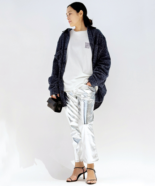 AP STUDIO（エーピーストゥディオ）の「Print Longsleeve T-sh（Tシャツ/カットソー・レディース・ホワイト・FREE）」の4枚目の写真