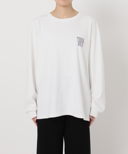 AP STUDIO（エーピーストゥディオ）の「Print Longsleeve T-sh（Tシャツ/カットソー・レディース・ホワイト・FREE）」の7枚目の写真