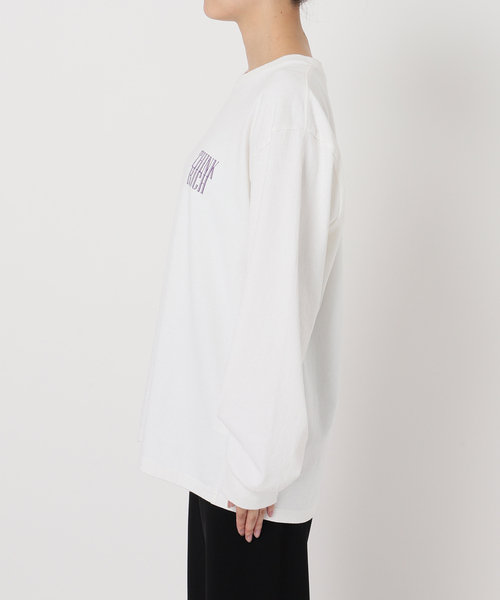 AP STUDIO（エーピーストゥディオ）の「Print Longsleeve T-sh（Tシャツ/カットソー・レディース・ホワイト・FREE）」の8枚目の写真