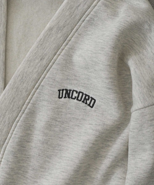 UNCORD（アンコード）の「【UNCORD】 ワンポイントロゴ刺繍スウェットカーディガン（カーディガン/ボレロ・メンズ・グレー/ブラック/ネイビー/オートミール・MEDIUM/LARGE/X-LARGE）」の21枚目の写真