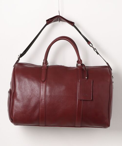 SEEKER（シーカー）の「【SWORD】オイルレザー サイドポケットボストン SKB-SD13（ボストンバッグ・メンズ・ネイビー/キャメル/グリーン/ブラック/ワインレッド・FREE）」の5枚目の写真