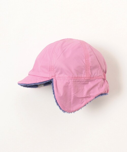 THE NORTH FACE（ザノースフェイス）の「THE NORTH FACE / ベビー リバーシブル コージーキャップ 23（47～49cm）（キャップ・キッズ・オレンジ/ダークグリーン/ピンク・ONE SIZE）」の6枚目の写真