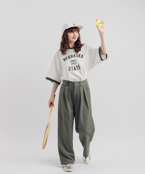 着用1回 H BEAUTY&YOUTH 25AW新作 スラックス M ストライプ BEAUTY&YOUTH UNITED ARROWS（ビューティーアンドユース