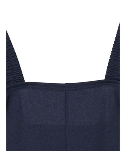 RAY CASSIN FAVORI（レイカズンフェバリ）の「・RAY　CASSIN　ラッフルショルダーサロペット（ワンピース・レディース・ネイビー/ブラック/グリーン・FREE）」の20枚目の写真