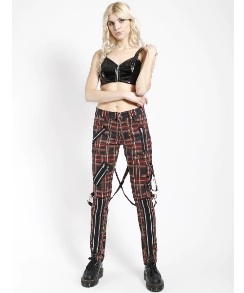 Tripp Nyc パンツ　チェック　ユニセックス 楽天市場】ボンテージパンツ レッドチェック TRIPP NYC(トリップ