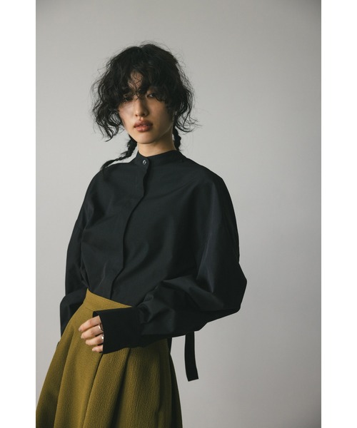 STYLEMIXER（スタイルミキサー）の「タイデザインロングシャツ（シャツ/ブラウス・レディース・ベージュ/アイボリー/ブラック・FREE）」の18枚目の写真