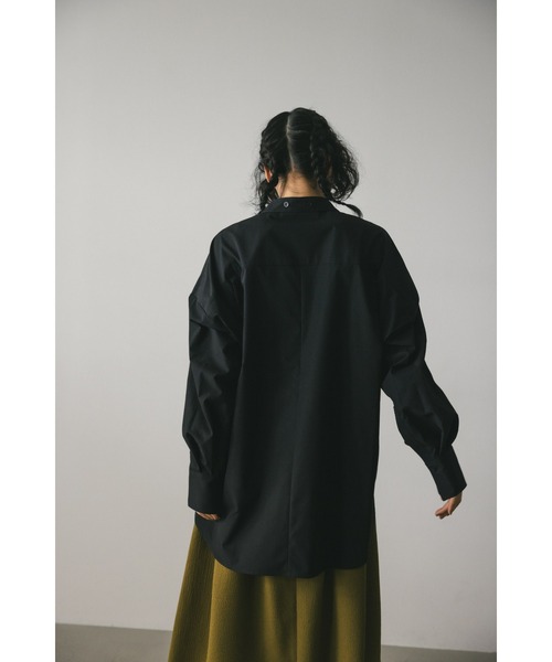 STYLEMIXER（スタイルミキサー）の「タイデザインロングシャツ（シャツ/ブラウス・レディース・ベージュ/アイボリー/ブラック・FREE）」の22枚目の写真