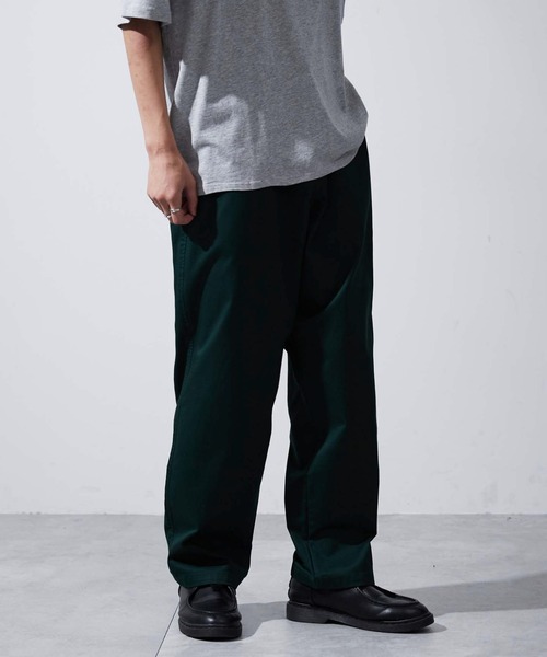 WEGO（ウィゴー）の「WEGO/【XSサイズ展開】チノイージーワイドパンツ（チノパンツ・メンズ・ダークグリーン/ホワイト/ベージュ/ブラック・MEDIUM/LARGE/SMALL/X-SMALL）」の15枚目の写真