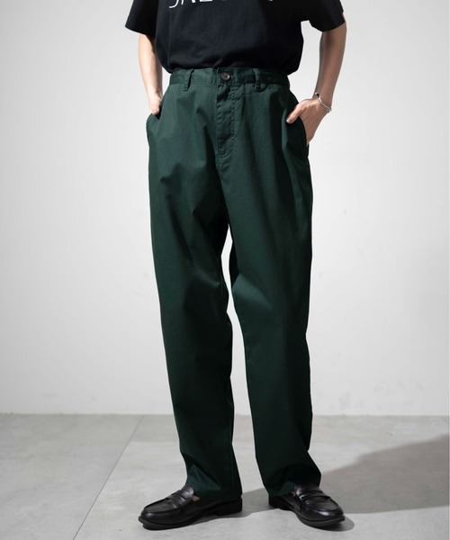WEGO（ウィゴー）の「WEGO/【XSサイズ展開】チノイージーワイドパンツ（チノパンツ・メンズ・ダークグリーン/ホワイト/ベージュ/ブラック・MEDIUM/LARGE/SMALL/X-SMALL）」の11枚目の写真