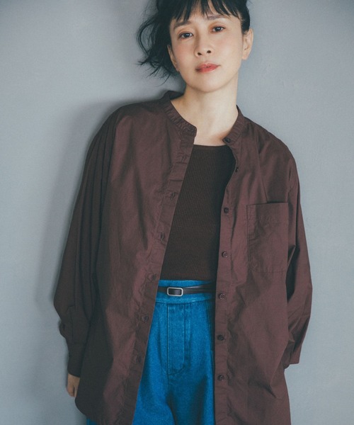 studio CLIP（スタディオクリップ）の「《days》アソートバンドシャツ（シャツ/ブラウス・レディース・その他3/その他2/その他1/ブラウン・FREE）」の2枚目の写真