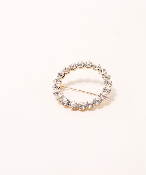 NOLLEY’S（ノーリーズ）の「キラサークルブローチ（ブローチ/コサージュ・レディース・クリア・FREE）」の3枚目の写真