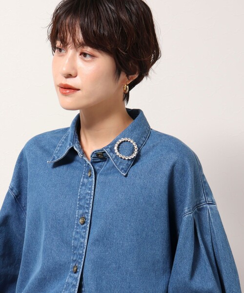 NOLLEY’S（ノーリーズ）の「キラサークルブローチ（ブローチ/コサージュ・レディース・クリア・FREE）」の7枚目の写真