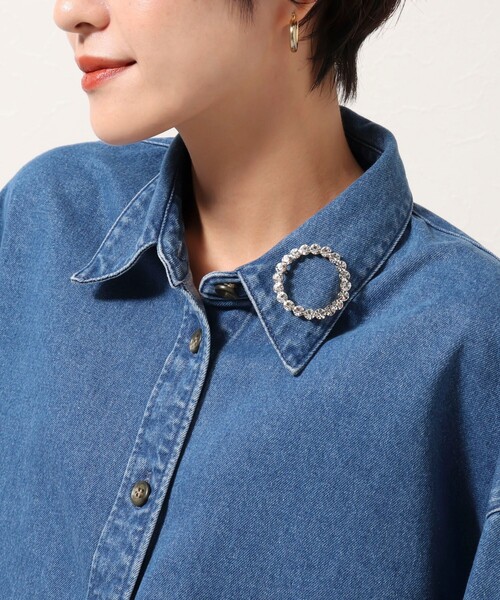 NOLLEY’S（ノーリーズ）の「キラサークルブローチ（ブローチ/コサージュ・レディース・クリア・FREE）」の8枚目の写真