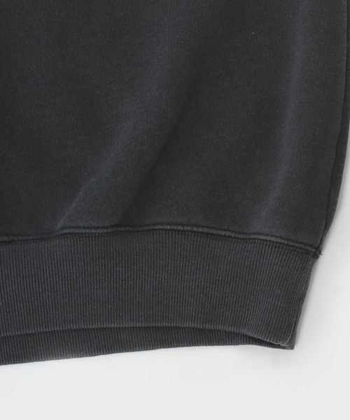 VISION STREET WEAR(ヴィジョンストリートウェア)の「VISION STREET WEAR/ヴィジョンストリートウエア オーバーサイズ 裏起毛 ピグメント ワンポイント バックプリントロゴ スウェットトレーナー レディース メンズ(スウェット・レディース・ブラック系その他2/ブラック系その他/ブラック系その他3・L/M/LL)」の12枚目の写真