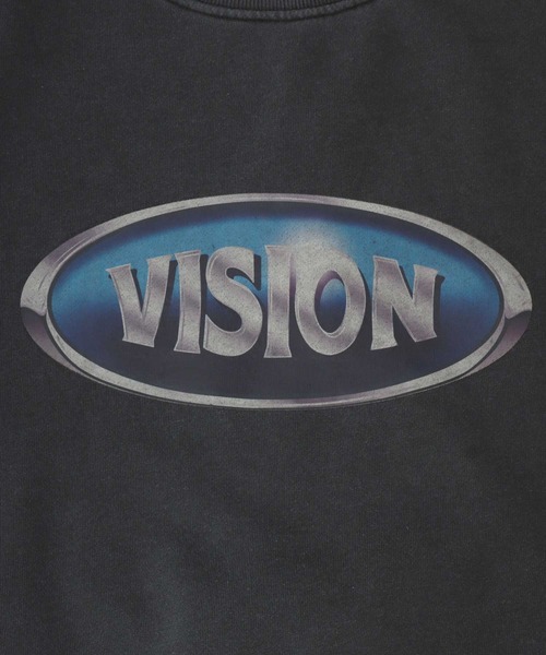 VISION STREET WEAR(ヴィジョンストリートウェア)の「VISION STREET WEAR/ヴィジョンストリートウエア オーバーサイズ 裏起毛 ピグメント ワンポイント バックプリントロゴ スウェットトレーナー レディース メンズ(スウェット・レディース・ブラック系その他2/ブラック系その他/ブラック系その他3・L/M/LL)」の14枚目の写真