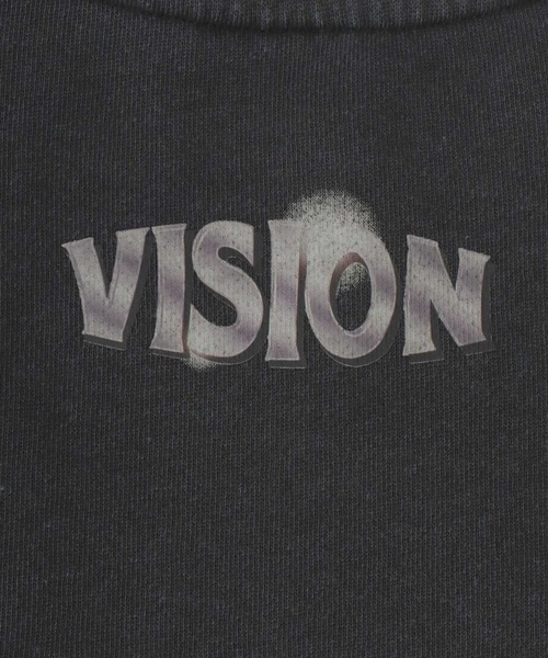 VISION STREET WEAR(ヴィジョンストリートウェア)の「VISION STREET WEAR/ヴィジョンストリートウエア オーバーサイズ 裏起毛 ピグメント ワンポイント バックプリントロゴ スウェットトレーナー レディース メンズ(スウェット・レディース・ブラック系その他2/ブラック系その他/ブラック系その他3・L/M/LL)」の15枚目の写真