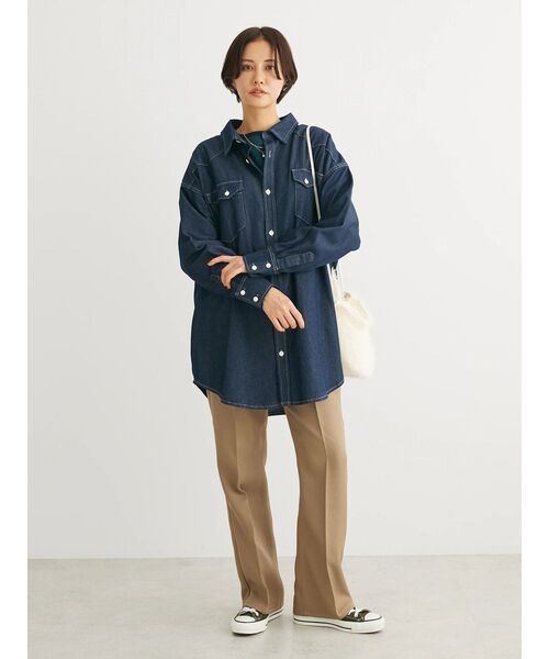 Wrangler（ラングラー）の「■別注Wrangler　FLARE　PANTS（その他パンツ・レディース・ベージュ/ブラック・L/S/M）」の14枚目の写真