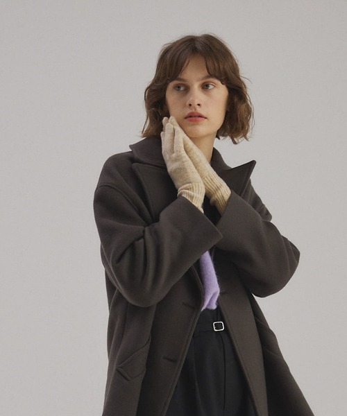 SMELLY（スメリー）の「ホールタッチロンググローブ（手袋・レディース・ベージュ/アイボリー/ブラック・-）」の19枚目の写真