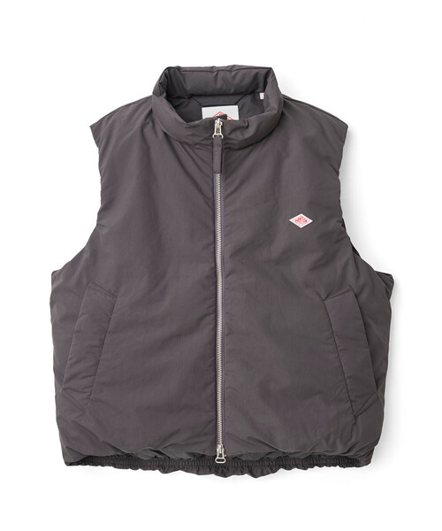 DANTON(ダントン)の「WOMEN'S HIGH LOFT DOWN STAND COLLAR VEST(ダウンベスト・レディース・オフホワイト/ブラック/チャコール・M/S)」の4枚目の写真