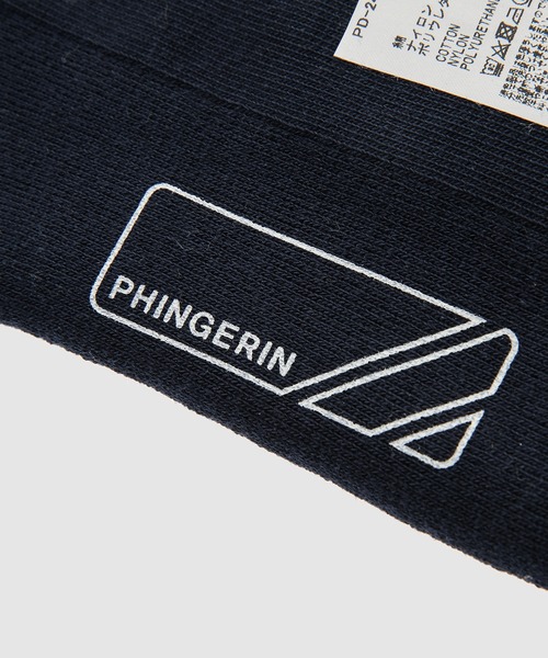 PHINGERIN(フィンガリン)の「SOCKS! ORGANIC(ソックス/靴下・メンズ・ホワイト/ネイビー・FREE)」の4枚目の写真