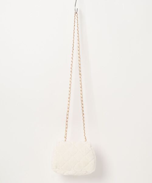 Dita Muaj.（ディータムアージュ）の「ファーキルティングチェーンバッグ（ショルダーバッグ・レディース・ブラック/ホワイト・FREE）」の16枚目の写真