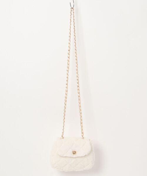 Dita Muaj.（ディータムアージュ）の「ファーキルティングチェーンバッグ（ショルダーバッグ・レディース・ブラック/ホワイト・FREE）」の20枚目の写真