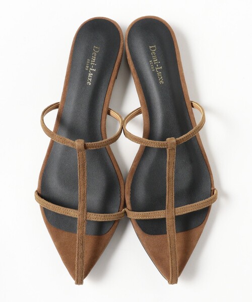 Demi-Luxe BEAMS(デミルクス ビームス)の「【ビームスの百名品】ポインテッド ヌードサンダル .M(サンダル・レディース・ブラック/ブラウン/ブラウン系その他2・36/37/38)」の22枚目の写真