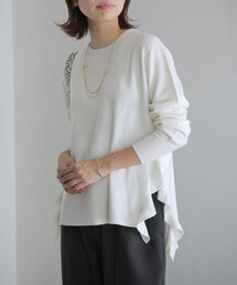 La TOTALITE | 《追加》ミラノリブサイドフリルプルオーバー(ニット/セーター)