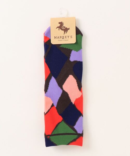 MARKEY'S(マーキーズ)の「クルーソックス/kirakira(19~22cm)(ソックス/靴下・キッズ・ピンク/ブラック/ベージュ・M/L)」の4枚目の写真