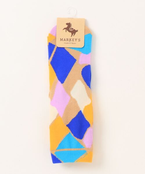 MARKEY'S(マーキーズ)の「クルーソックス/kirakira(19~22cm)(ソックス/靴下・キッズ・ピンク/ブラック/ベージュ・M/L)」の5枚目の写真