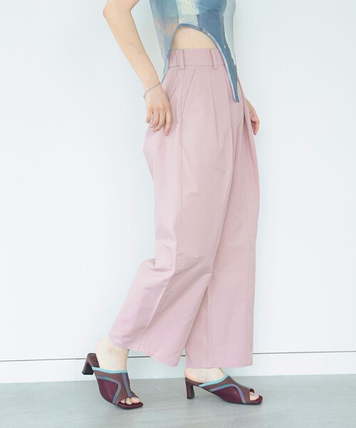 Ray BEAMS(レイビームス)の「Ray BEAMS / タック バルーン パンツ(その他パンツ・レディース・ピンク/ブラック・1/0)」の12枚目の写真