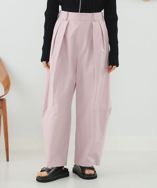 Ray BEAMS(レイビームス)の「Ray BEAMS / タック バルーン パンツ(その他パンツ・レディース・ピンク/ブラック・1/0)」の19枚目の写真