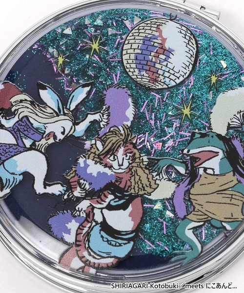 niko and...（ニコアンド）の「【しりあがり寿】コラボ ミラーラウンド（その他小物・レディース・ネイビー・0）」の5枚目の写真