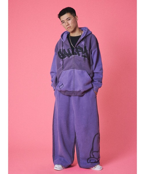 ガルフィピグメントパーカー GALFY（ガルフィー）の「GALFY（ガルフィー）裏毛B-Boy的ピグメント