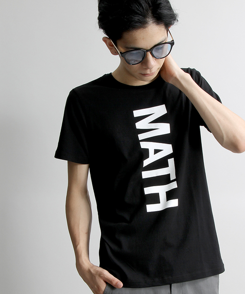 WEGO(ウィゴー)の「WEGO/バーティカルロゴTシャツ(Tシャツ/カットソー・メンズ・ホワイト/ブラック・LARGE/MEDIUM)」の1枚目の写真