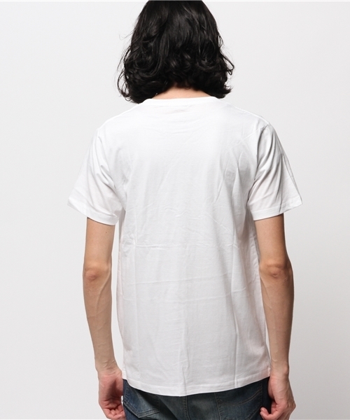 WEGO(ウィゴー)の「WEGO/バーティカルロゴTシャツ(Tシャツ/カットソー・メンズ・ホワイト/ブラック・LARGE/MEDIUM)」の5枚目の写真