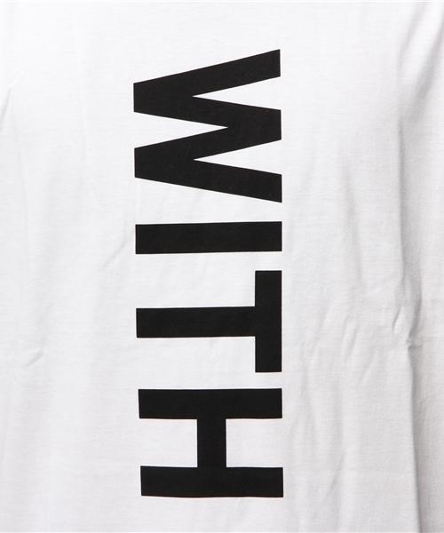 WEGO(ウィゴー)の「WEGO/バーティカルロゴTシャツ(Tシャツ/カットソー・メンズ・ホワイト/ブラック・LARGE/MEDIUM)」の8枚目の写真