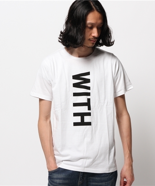 WEGO(ウィゴー)の「WEGO/バーティカルロゴTシャツ(Tシャツ/カットソー・メンズ・ホワイト/ブラック・LARGE/MEDIUM)」の14枚目の写真