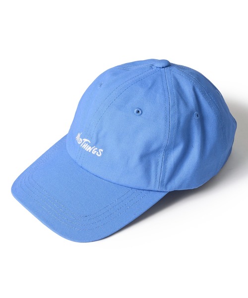 WILD THINGS（ワイルドシングス）の「【WILD THINGS/ワイルドシングス】LOGO CAP / フロントロゴ刺繍キャップ（キャップ・メンズ・ベージュ/グリーン/ブルー/セージグリーン/ブラック・FREE）」の5枚目の写真