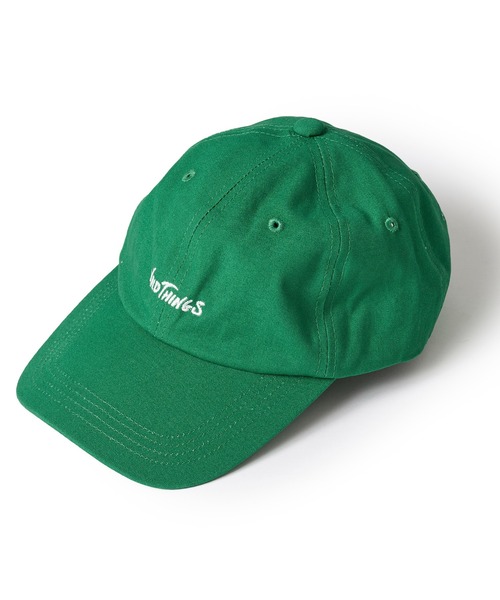 WILD THINGS（ワイルドシングス）の「【WILD THINGS/ワイルドシングス】LOGO CAP / フロントロゴ刺繍キャップ（キャップ・メンズ・ベージュ/グリーン/ブルー/セージグリーン/ブラック・FREE）」の3枚目の写真