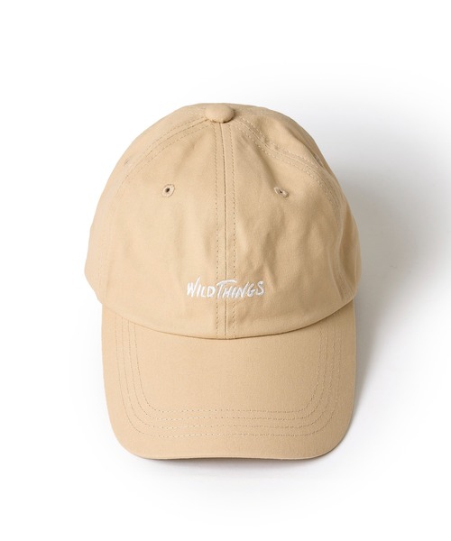 WILD THINGS（ワイルドシングス）の「【WILD THINGS/ワイルドシングス】LOGO CAP / フロントロゴ刺繍キャップ（キャップ・メンズ・ベージュ/グリーン/ブルー/セージグリーン/ブラック・FREE）」の14枚目の写真