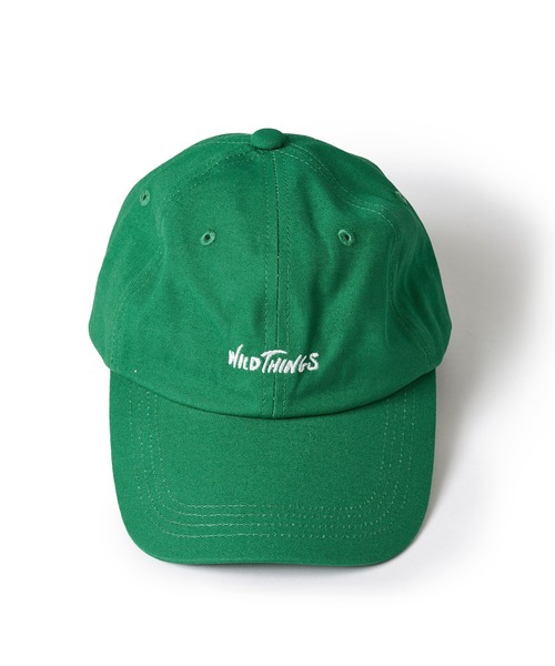 WILD THINGS（ワイルドシングス）の「【WILD THINGS/ワイルドシングス】LOGO CAP / フロントロゴ刺繍キャップ（キャップ・メンズ・ベージュ/グリーン/ブルー/セージグリーン/ブラック・FREE）」の15枚目の写真