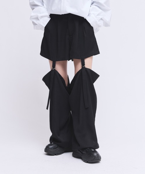 17HR（セブンティーンアワーズ）の「マルチウェイセパレートパンツ（その他パンツ・レディース・ブラック/チャコールグレー/グレー・MEDIUM/SMALL）」の4枚目の写真