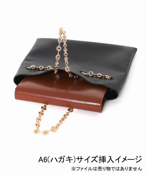 LE TALON（ルタロン）の「LE TALON 3WAYチェーンBAG（ショルダーバッグ・レディース・ブラック/ホワイト・FREE）」の8枚目の写真