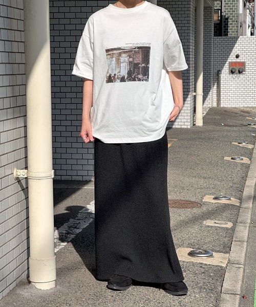 select MOCA by son(セレクトモカバイソン)の「【サイズ展開あり】サマーニットロングスカート(スカート・レディース・アイボリー/ライトグリーン/ブラック・FREE/SMALL)」の14枚目の写真