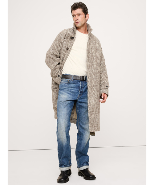 Banana Republic（バナナリパブリック）の「Luxury-Touch ロングスリーブ Tシャツ（Tシャツ/カットソー・メンズ・ネイビー/ホワイト/グレー/ブラック/オリーブ/ナチュラル・M/L/XL/S）」の10枚目の写真