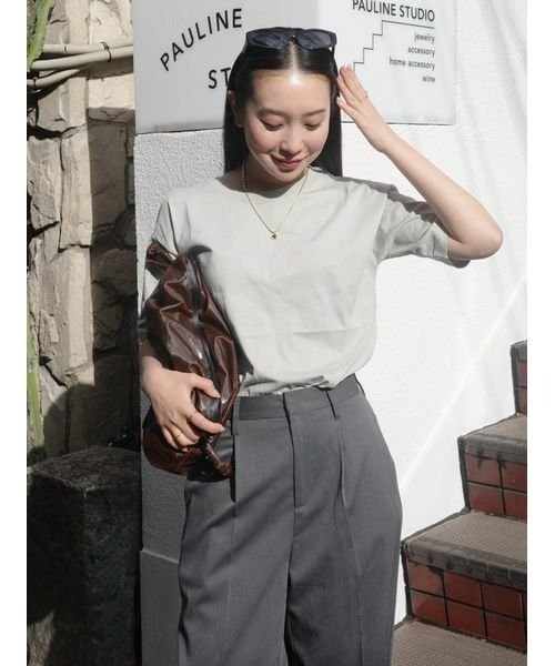 styling/(スタイリング)の「FRUIT OF THE LOOM × styling/(Tシャツ/カットソー・レディース・キャメル/ホワイト/カーキ/ブラック・1/0)」の1枚目の写真
