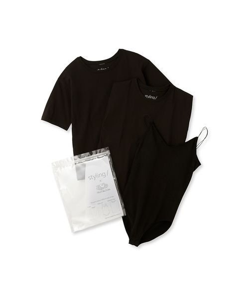 styling/(スタイリング)の「FRUIT OF THE LOOM × styling/(Tシャツ/カットソー・レディース・キャメル/ホワイト/カーキ/ブラック・1/0)」の3枚目の写真