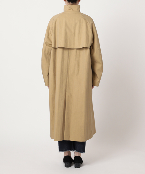 journal standard L'essage（ジャーナルスタンダードレサージュ）の「NALYA スタンドロングコート（その他アウター・レディース・カーキ/ベージュ・FREE）」の10枚目の写真